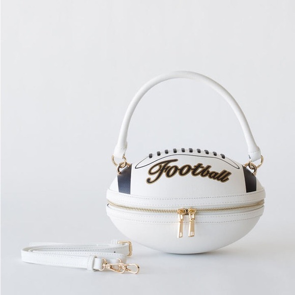Football Crossbody / Clutch Handbag - Picture 3 of 5